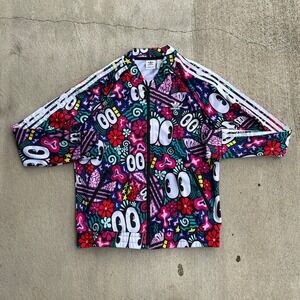 Adidas x "Hattie Stewart" Women's SST Track Jacket Multicolor Medium